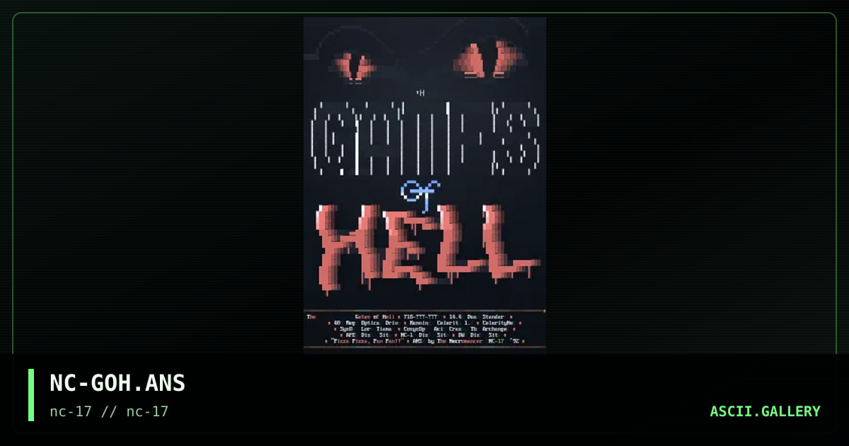 NC-GOH.ANS, by the necromancer, 1992