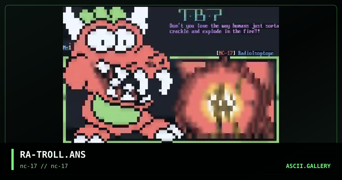 RA-TROLL.ANS, by radioisotope, 1992