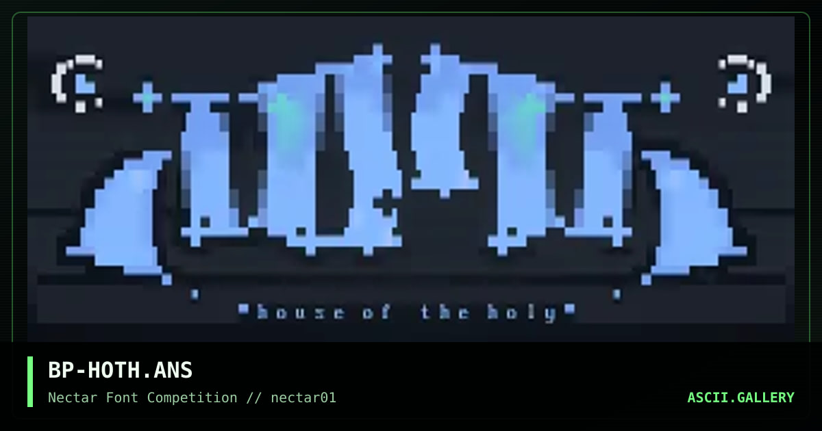 BP-HOTH.ANS, by bigge pif, 1996