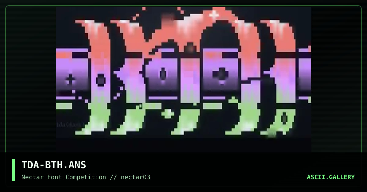 TDA-BTH.ANS, by the dark aggressor, 1996