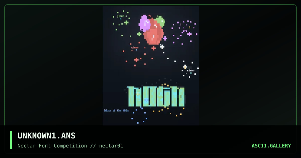 UNKNOWN1.ANS, by nectar, 1996