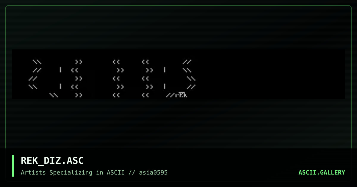 REK_DIZ.ASC, by rek, 1995