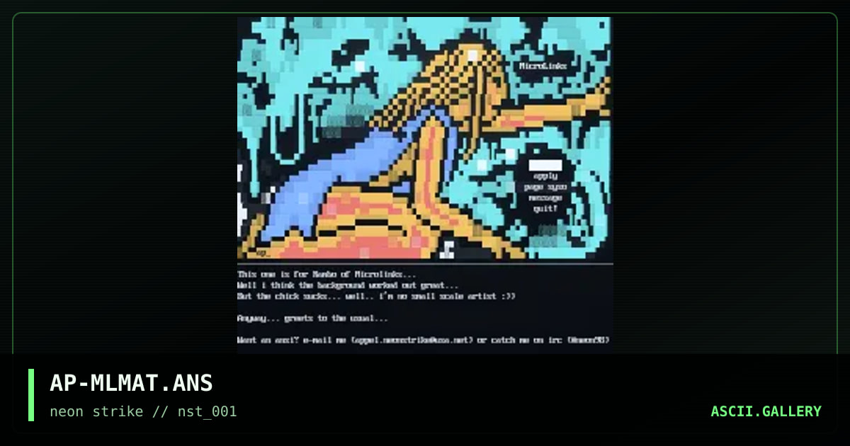 MicroLinks Matrix, by appel, 1998