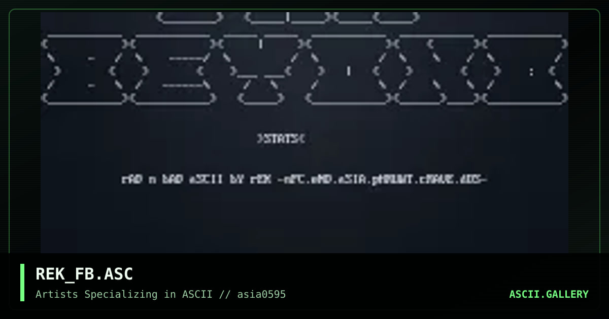 REK_FB.ASC, by rek, 1995