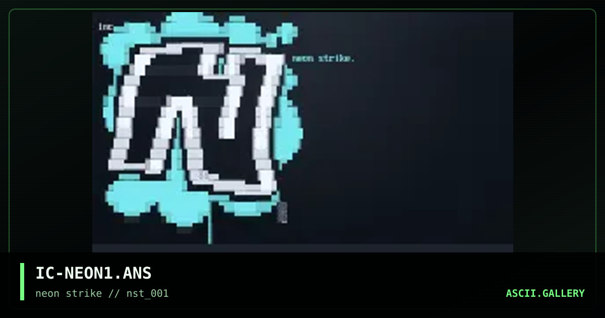 neon strike, by inclusive, 1998