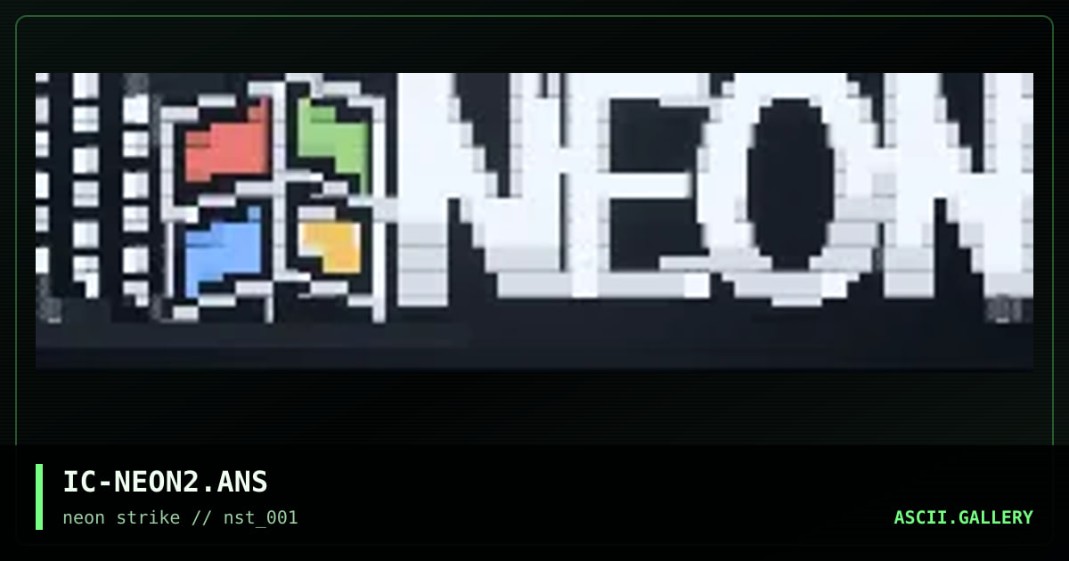 neon strike, by inclusive, 1998