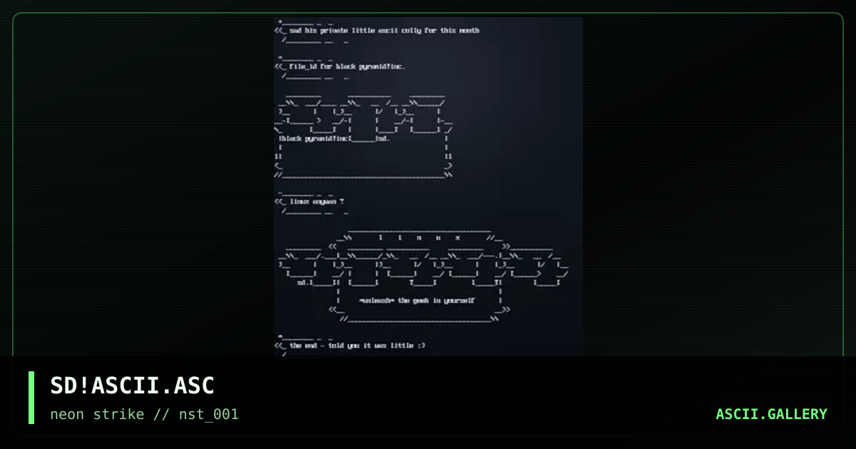 SD!ASCII.ASC, by sad, 1998