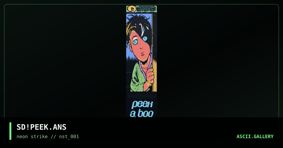 peek a boo, by sad, 1998