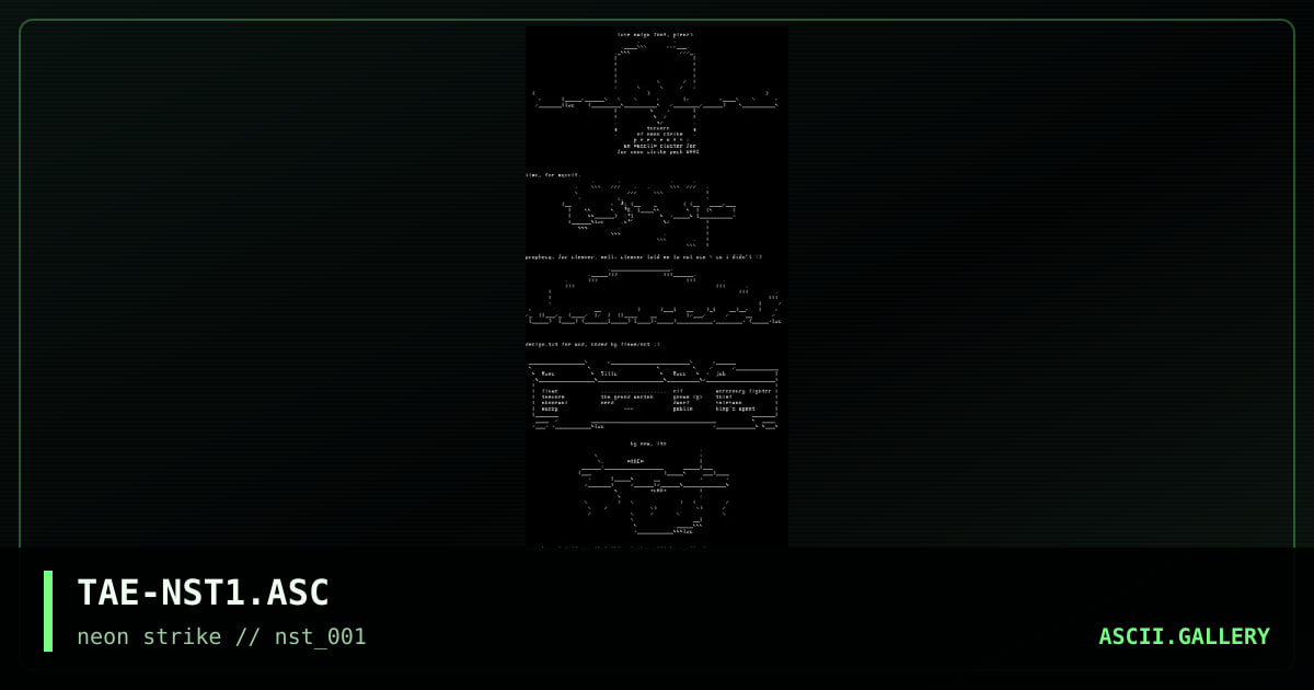 "  ascii cluster ", by taevore, 1998