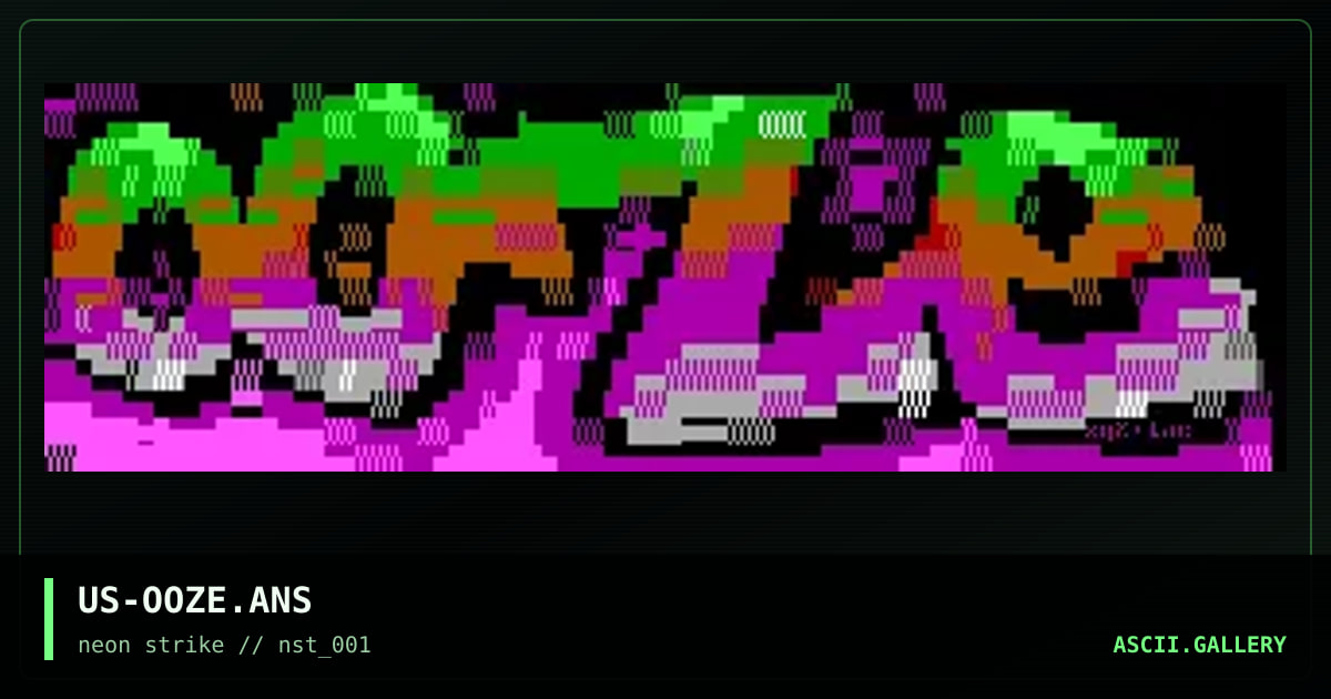 " ooze ", by sq2, taevore, 1998