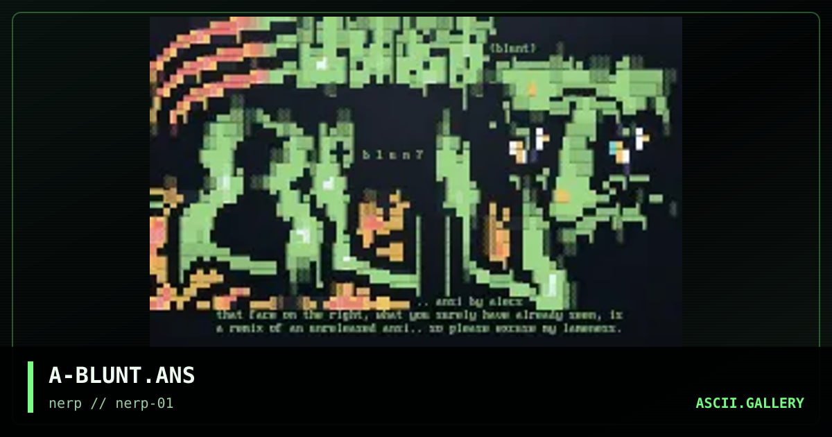 blunt, by alecs, 1997