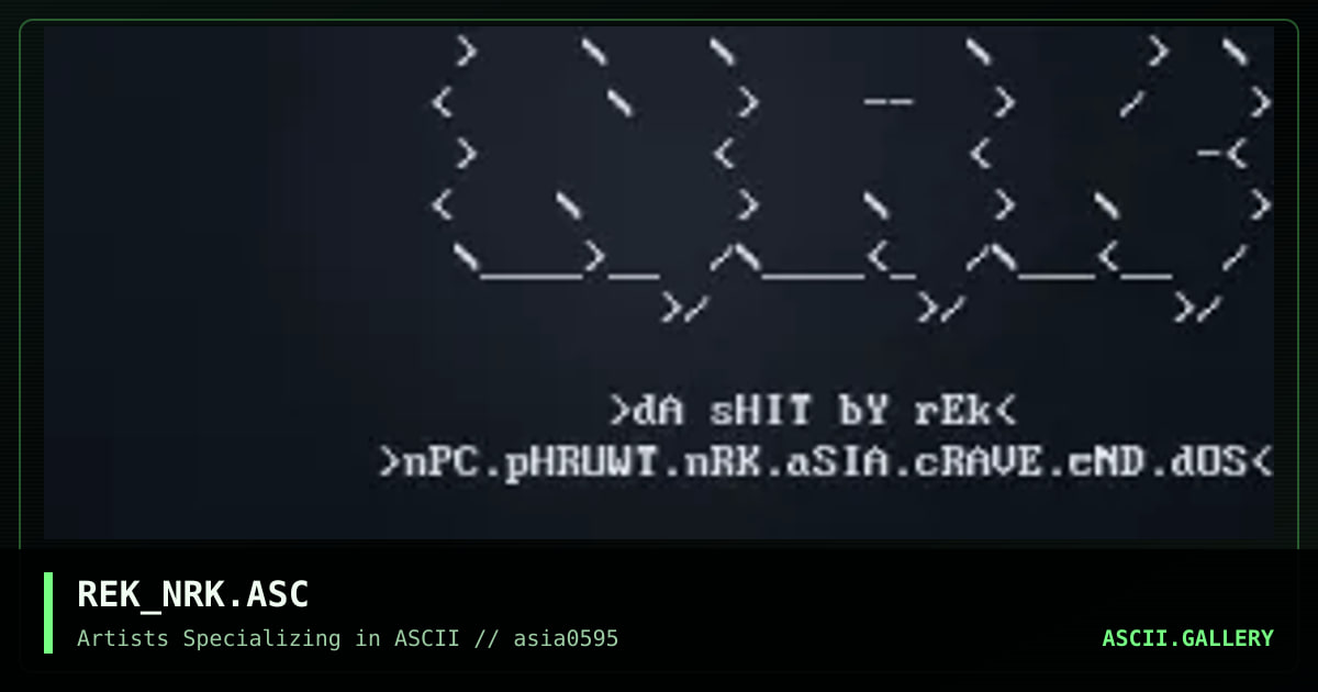 REK_NRK.ASC, by rek, 1995