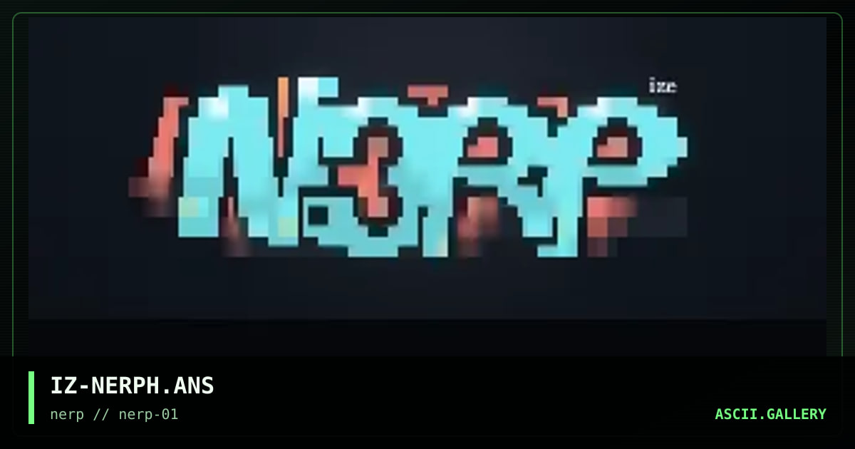 nERP hEADER!@#, by ize, 1997