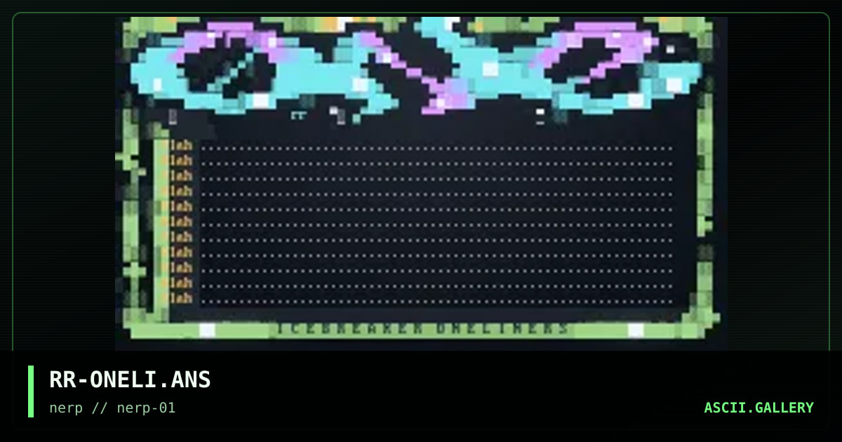oneliners, by riddler, 1997