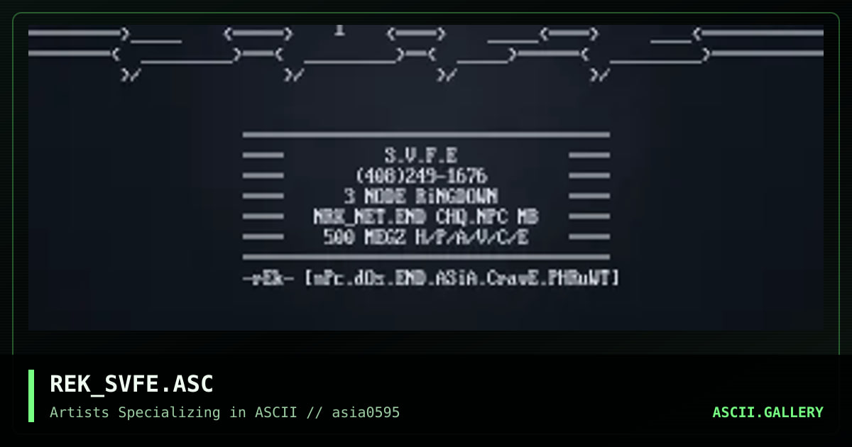 REK_SVFE.ASC, by rek, 1995