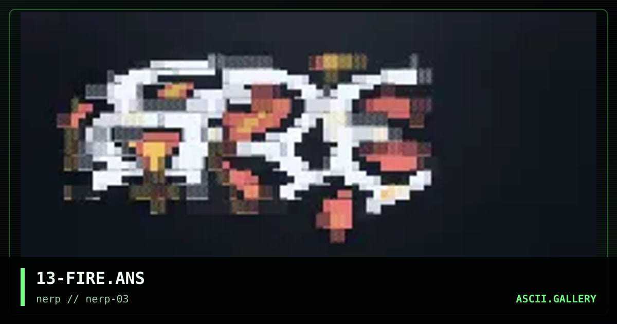 fire promo, by ville, 1997