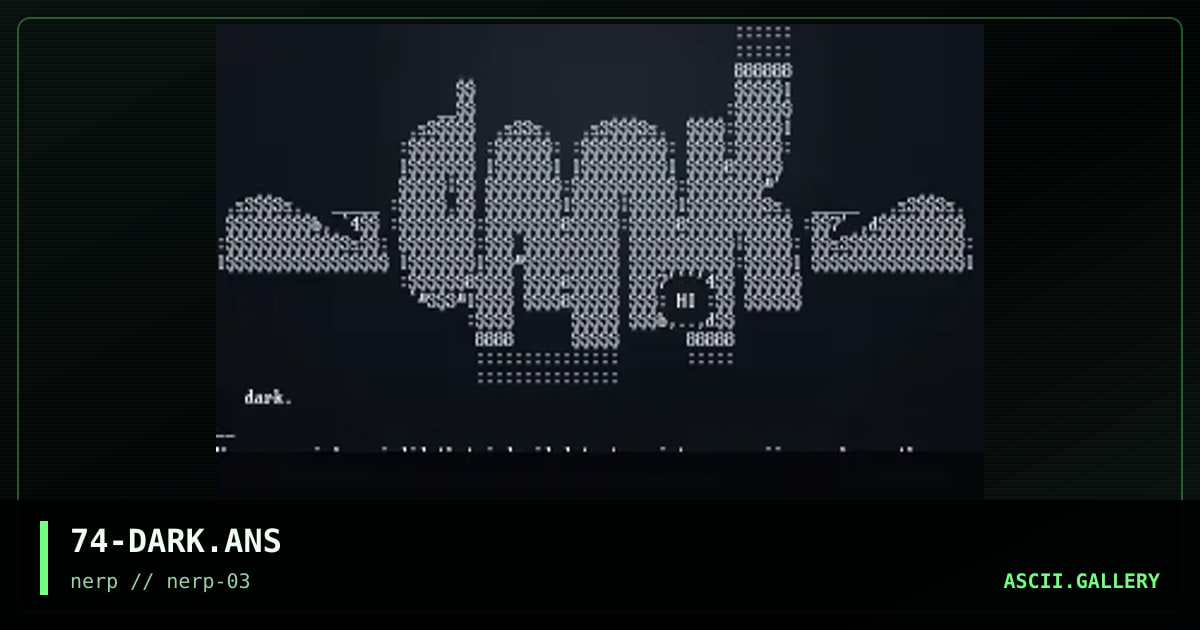 dark promo, by discofunk 1974, 1997