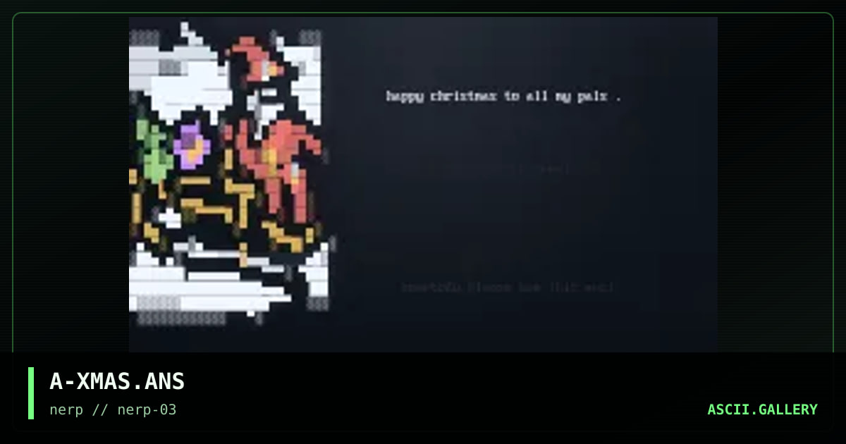 happy xMAS, by alecs, 1997
