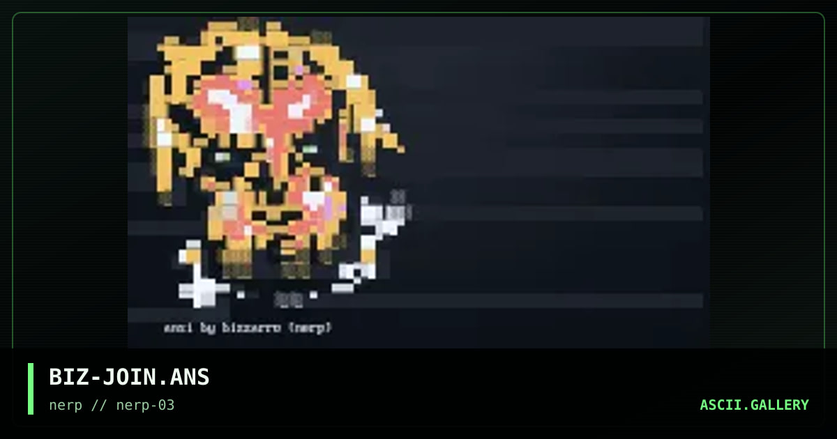 a joiner maybe?, by bizzarro, 1997