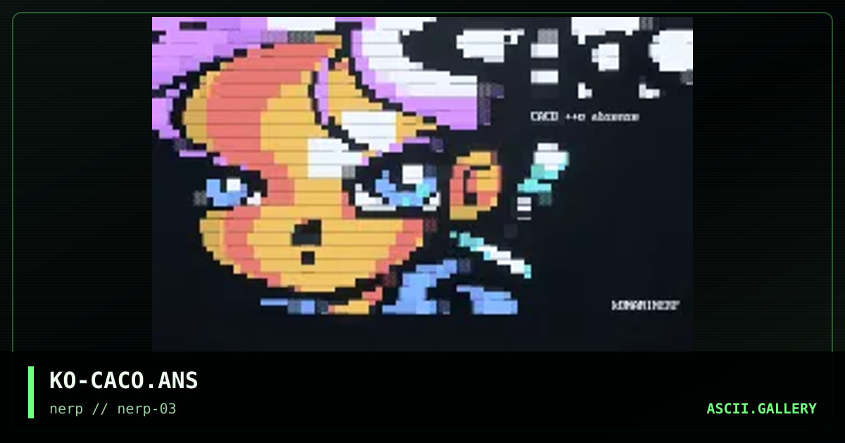 caco, by konami, 1997
