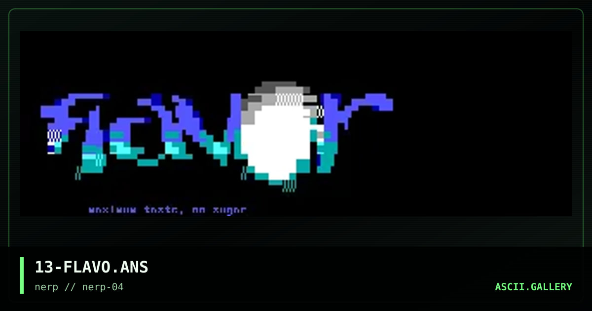 flavor, by ville, 1998
