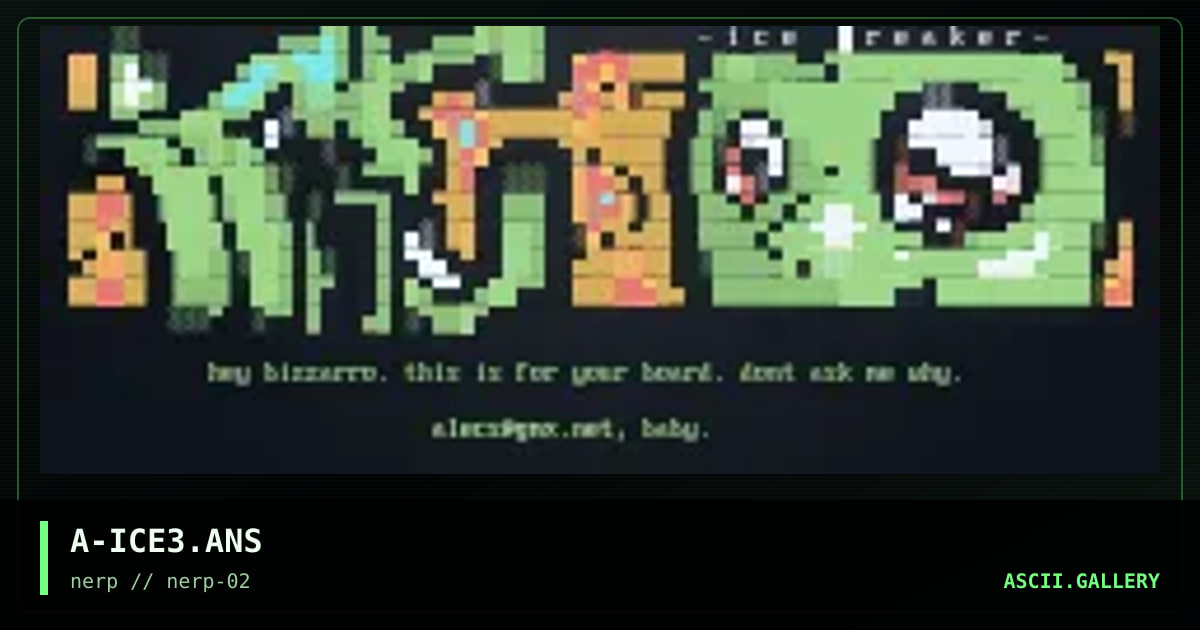 icebreaker !@, by alecs, 1997