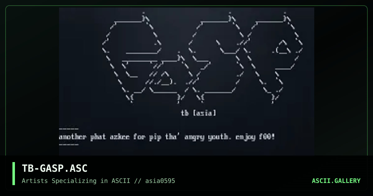TB-GASP.ASC, by the boogeyman, 1995
