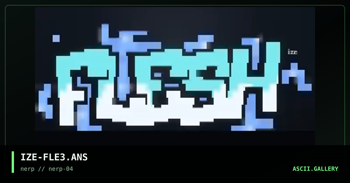 flesh, by ize, 1998