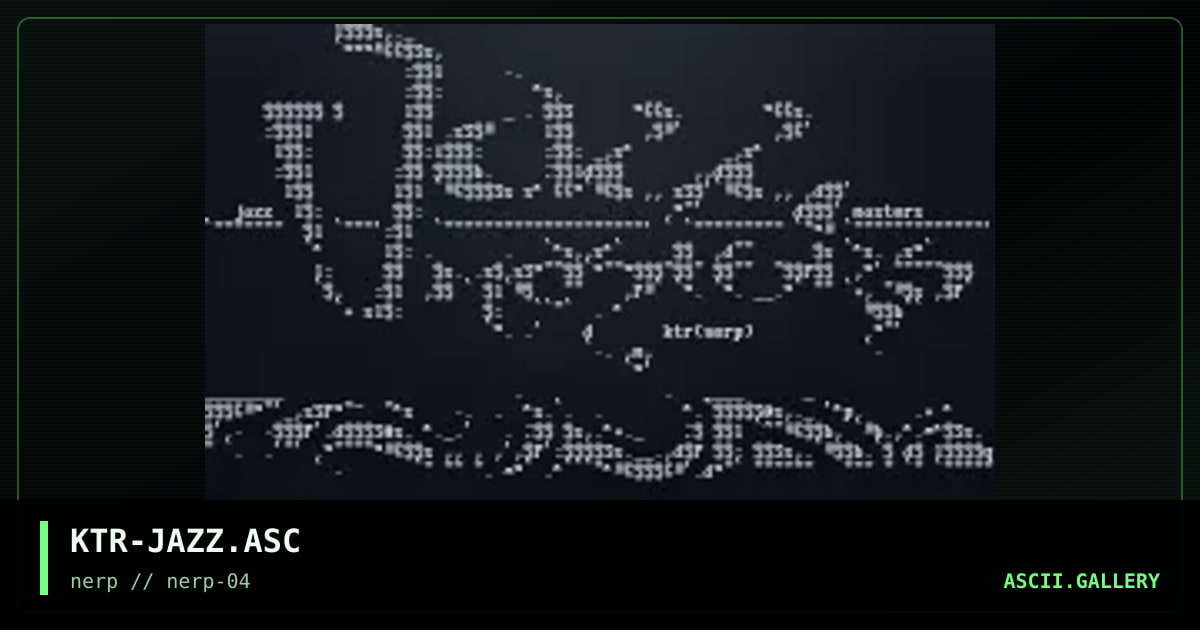 KTR-JAZZ.ASC, by keetar, 1998
