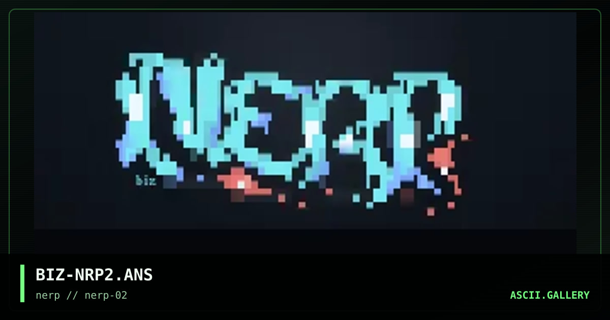 nerp, by bizzarro, 1997