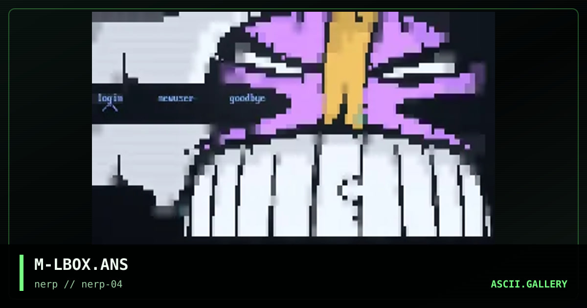M-LBOX.ANS, by milkmang, 1998