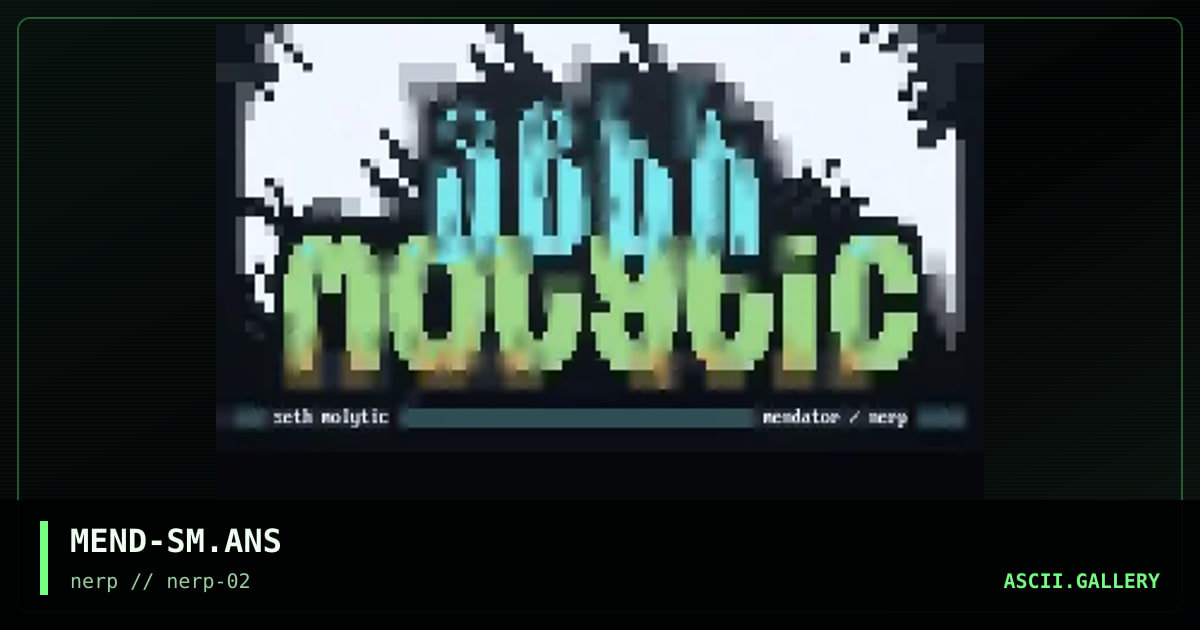 seth molytic, by mendator, 1997