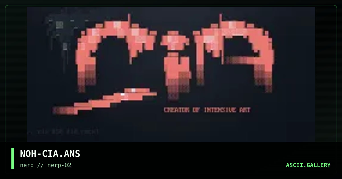 cia promo!, by noah, 1997