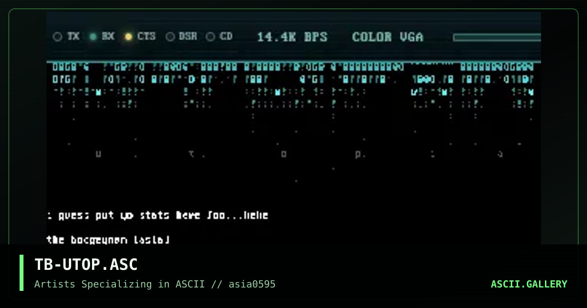 TB-UTOP.ASC, by the boogeyman, 1995