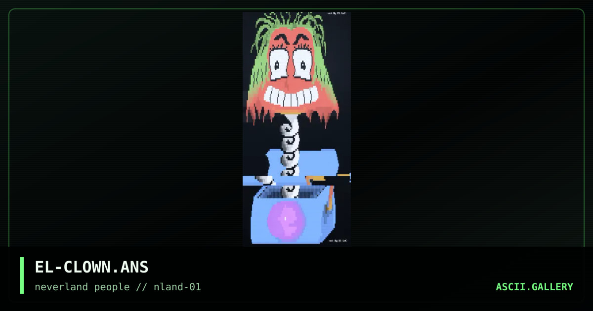 Surprise Clown, by el loco, 1995