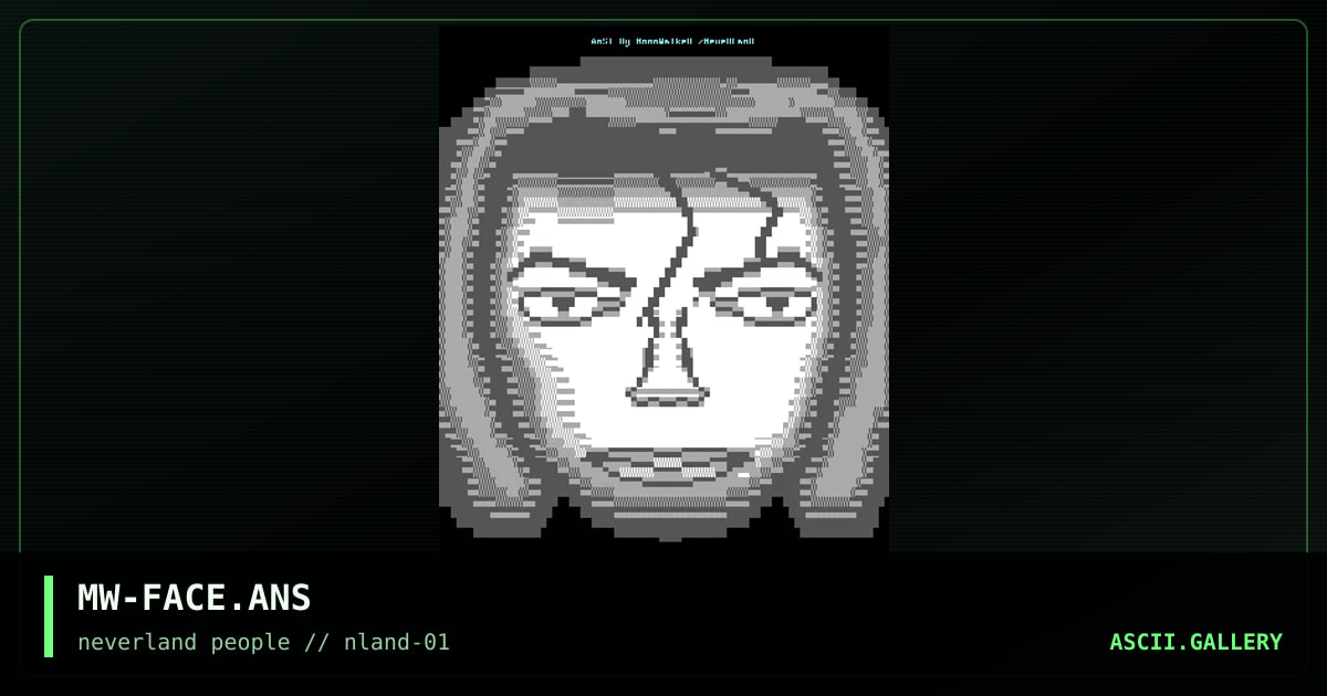 Genius Face, by moonwalker, 1995
