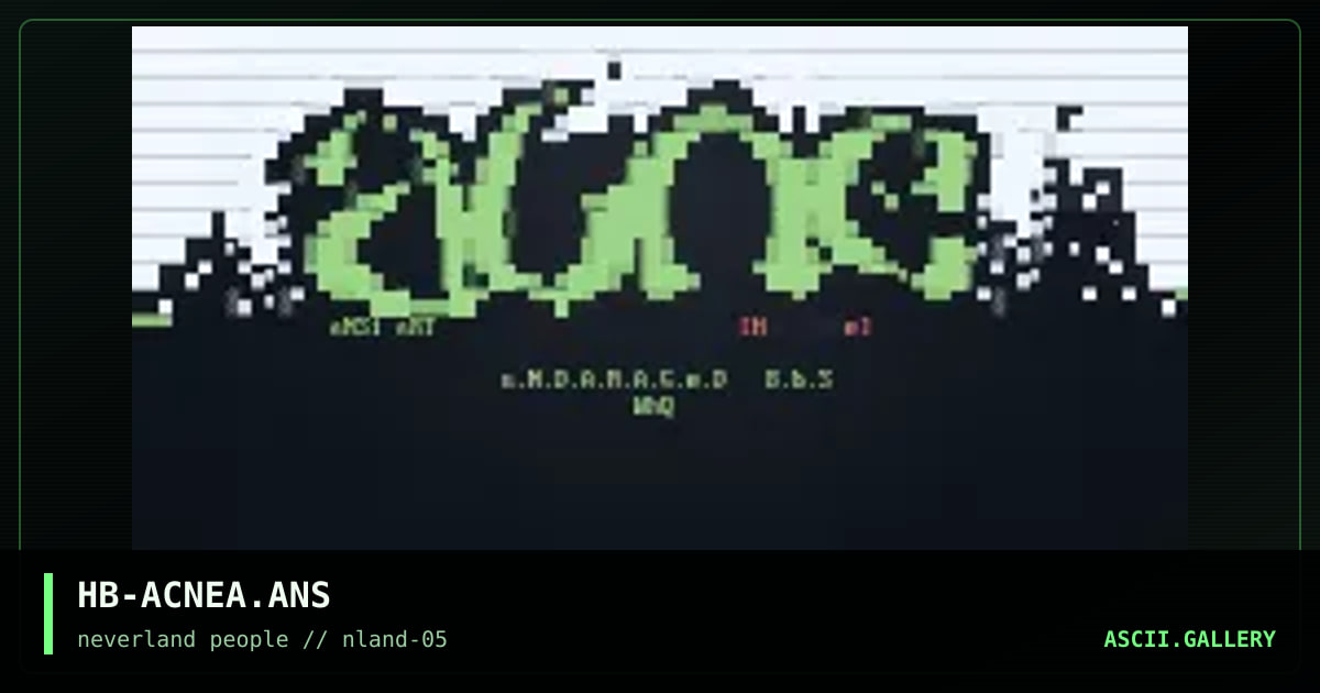 AcneArt, by holybone, 1996