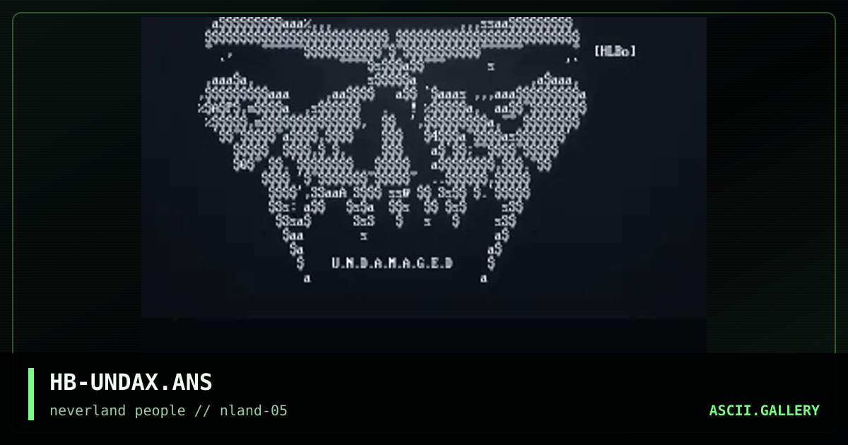 Undamaged X, by holybone, 1996