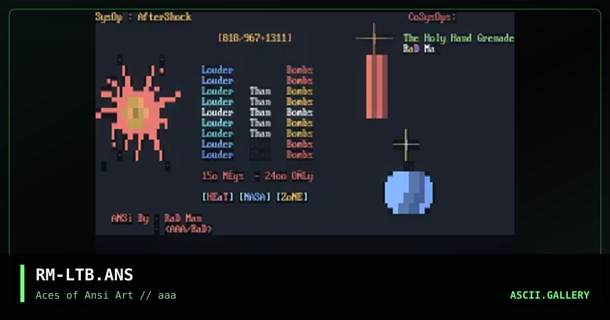 RM-LTB.ANS, by rad man, 1992
