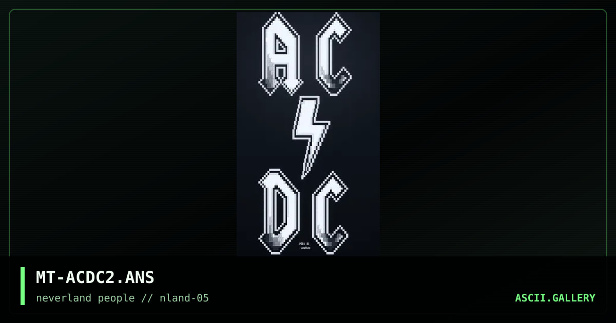 Acdc Logo2, by mantus, 1996