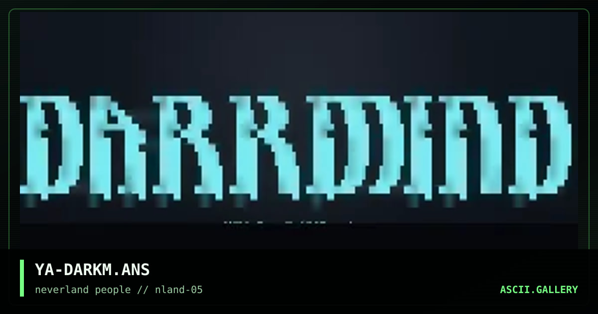 Darkmind bbs, by yasop, 1996