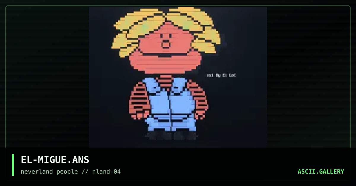 Miguelito, by el loco, 1996