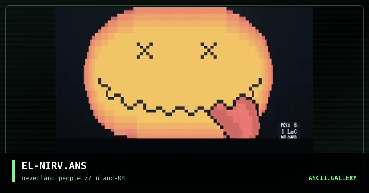 NiRVANA Face, by el loco, 1996
