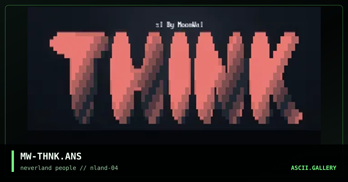 ThinK LogO, by moonwalker, 1996