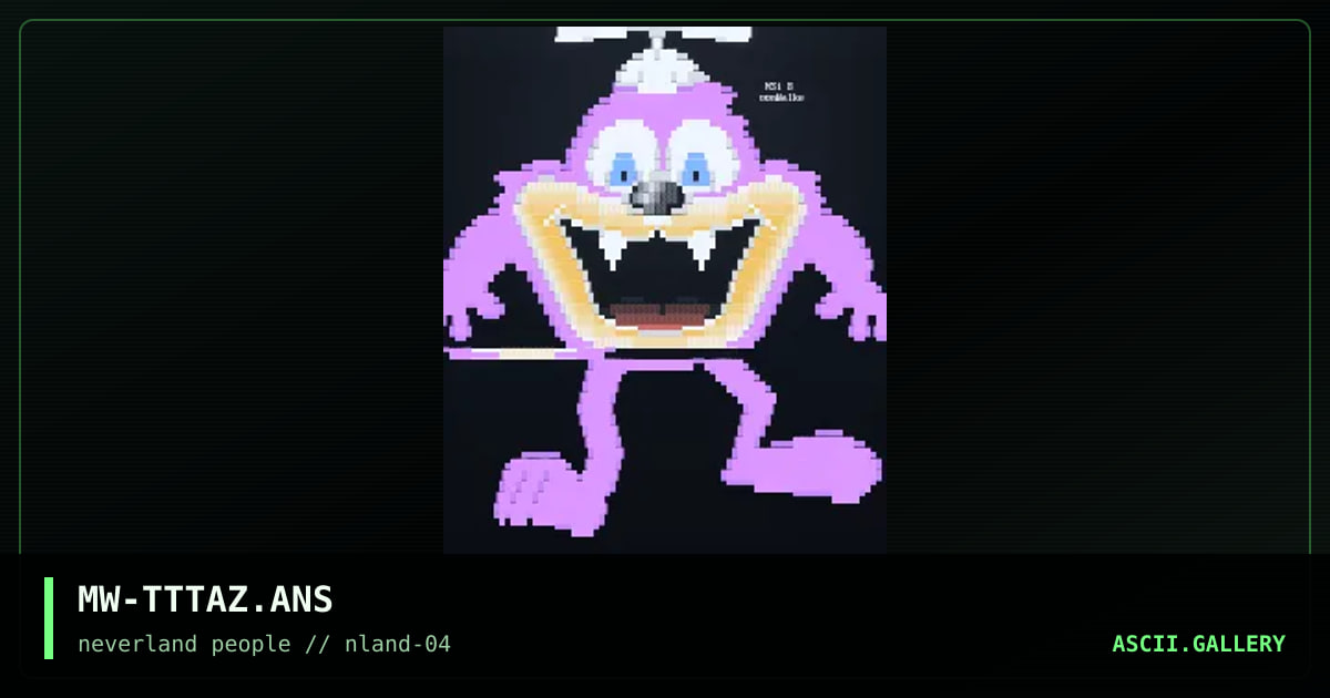 TiNy TooN [TaZ], by moonwalker, 1996