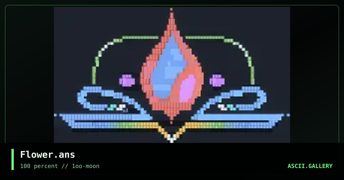 Flower.ans, by neurodancer, 1997