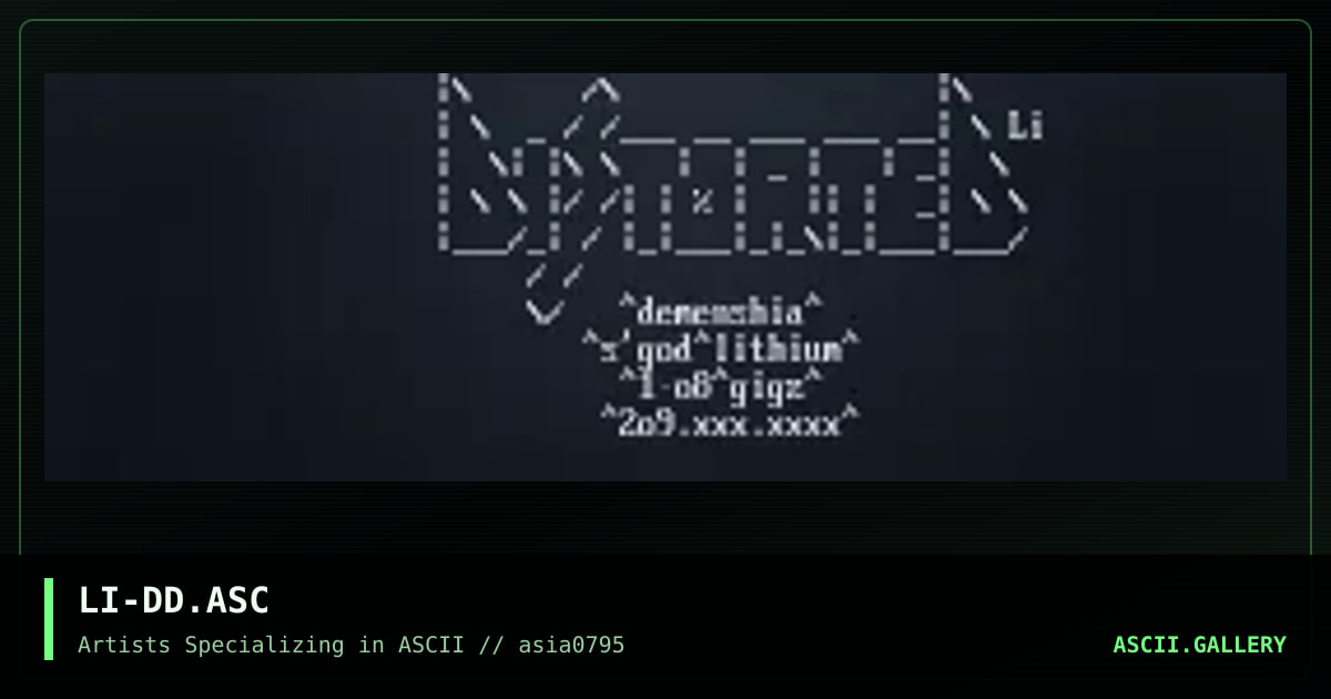 LI-DD.ASC, by lithium, 1995