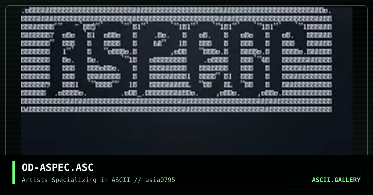 Aspect, by overdose, 1995