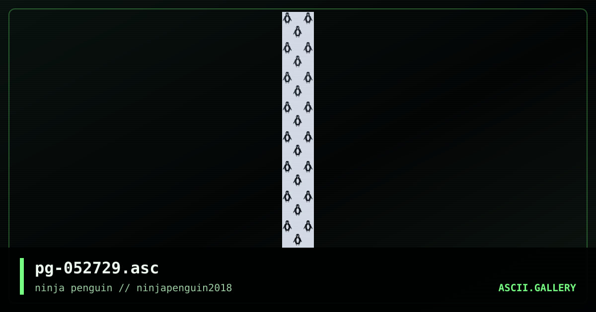 pg-052729.asc, by pinguino, burps, 2018
