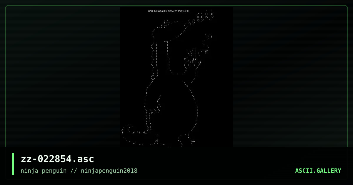 zz-022854.asc, by ninja penguin, 2018
